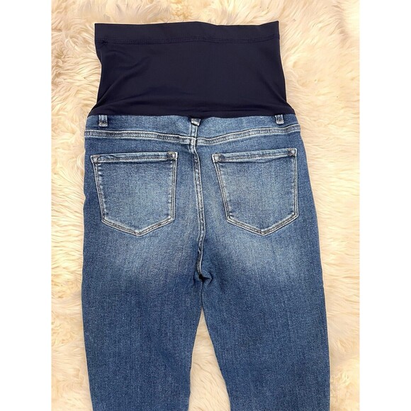 Pinkblush Medium Wash Stretch Skinny Maternity Jeans size 25 Blue - Picture 9 of 11